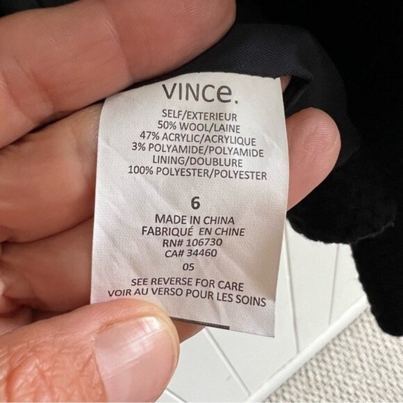 Vince wool blend jacket blazer - Picture 14 of 15